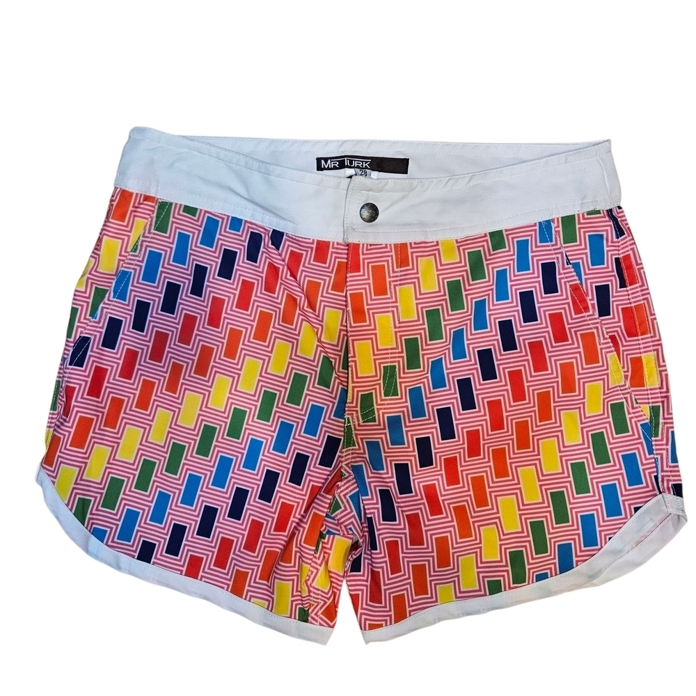 Mr. Turk Surfside Board Short Men's Swimsuit Size 28 / XS - Picture 2 of 8